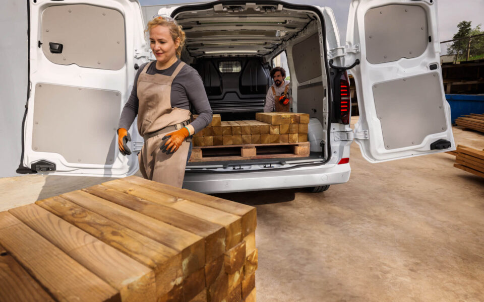 volkswagen transporter laadruimte
